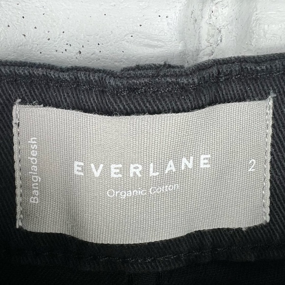 EVERLANE The Organic Cotton Wide Leg Pants Hight Rise Size 2 - Picture 2 of 10